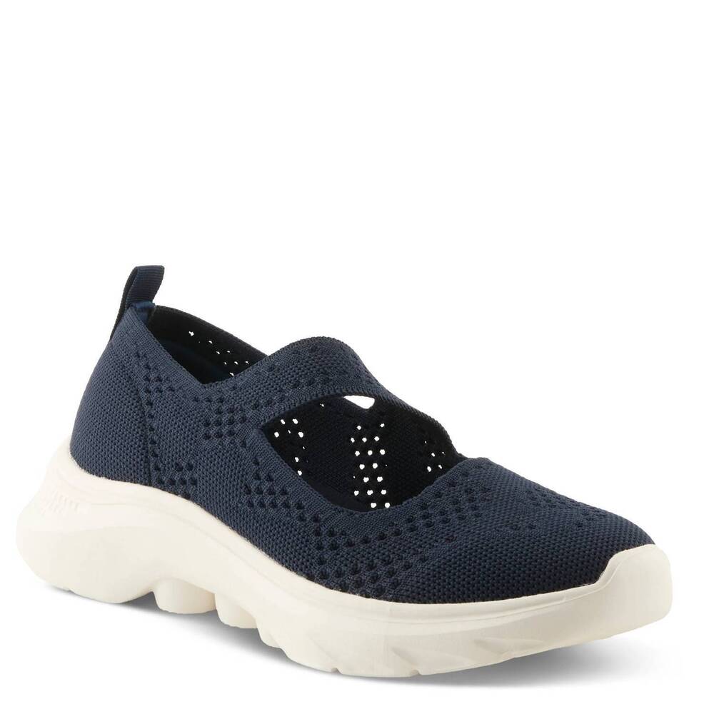 NEW FLEXUS women's fazano mary jane sneaker in navy